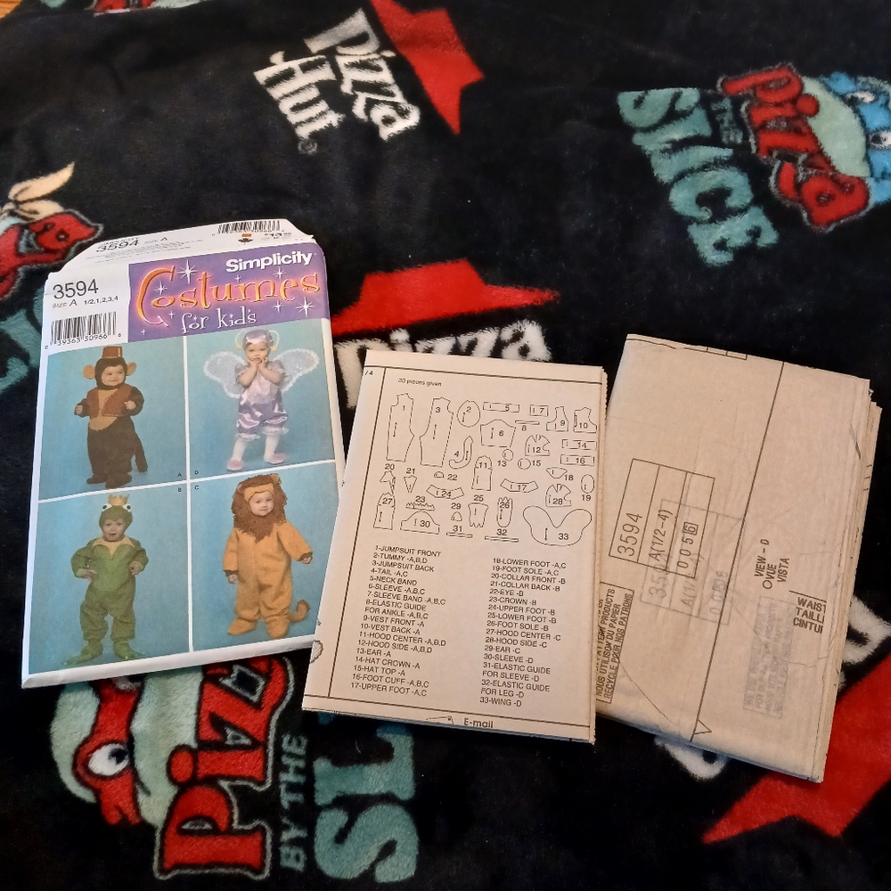 Toddler Costume Pattern - Picture 3 of 3